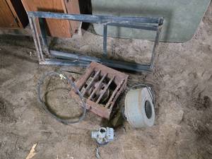 Metal Blower Fan, Gas Burner, and Tile Cutter Stand