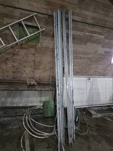Aluminum Pole Barn Door Frames and Trim Pieces - Approx. 97 Long