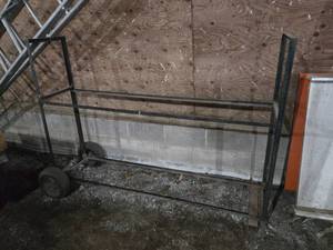 Metal Frame Tire Rack with Wheels
