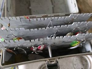 Flambeau Fishing Tackle Box with Lures and Accessories