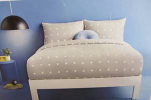 3 Piece Cotton Blend Sateen King Duvet Cover Set