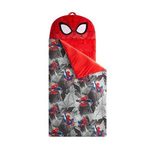 Spider-Man Kids Glow in the Dark Sleeping Bag Red