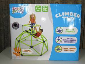 Monkey Bars Toddler Gym Tower - Green Eezy Peezy Climber, Outdoor Toys