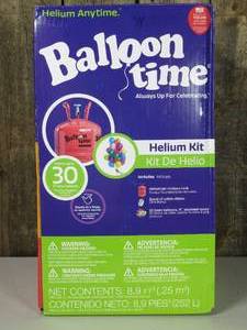 Helium Balloon Kit Balloon Time Multicolor Steel Tank for All Occasions