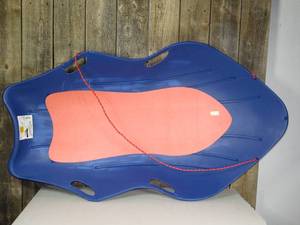 48 Plastic Boat Sled Navy Blue - Sun Squad Polyethylene, 300 lb. Capacity
