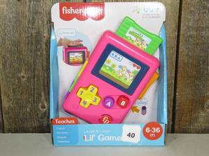 Fisher-Price Laugh & Learn Pink Lil Gamer Pretend Video Game Learning Toy