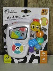 Baby Einstein Take Along Tunes Musical Toy BPA-Free, Easy to Grip, Lights Up
