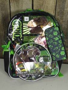 Jurassic World Rebirth 5 Pc Backpack Set