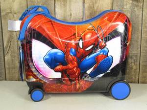 Spider-Man Carry On Spinner Hardside Ride On Suitcase - Red