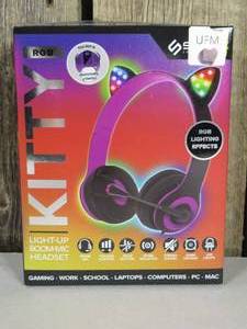Sentry Kitty Light-up Boom-Mic Headset