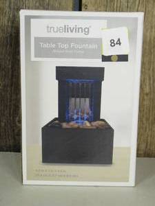 Tabletop Fountain Raining Spout LED Zen Water Feature