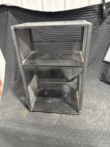 Three-Tier Metal Shelving Unit