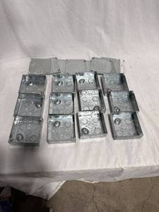 Galvanized Electrical Box Lot