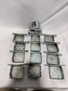 Galvanized Electrical Boxes Lot