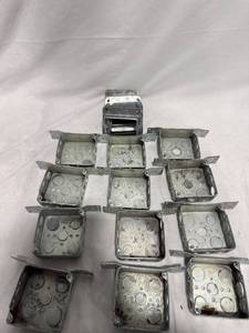 Galvanized Electrical Boxes Lot