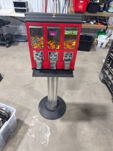 Triple-Head Candy Vending Machine