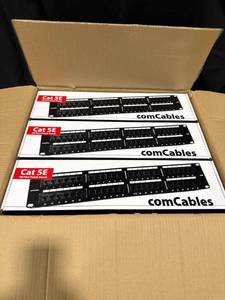 Lot of 9 Cat 5E Patch Panels