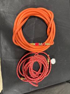 Air Hoses with Gauge