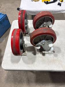 Set of 4 Industrial Casters