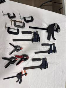 Assorted Clamps Lot