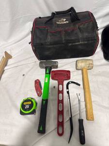 Assorted Hand Tools with Bag