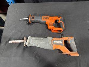 Ridgid & BlackDecker Reciprocating Saws