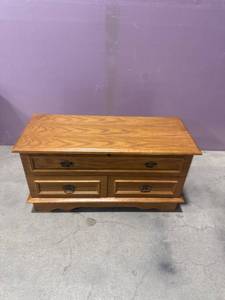 Wooden Cedar Chest with Drawers