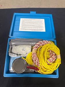 Blue Plastic Survival Kit