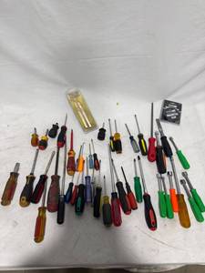 Assorted Screwdrivers & Hand Tools