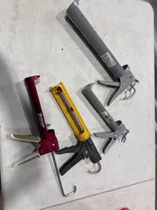Lot of Four Caulk Guns