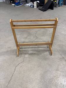 Wooden Quilt Rack