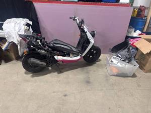 Disassembled Yamaha Scooter