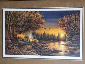 Terry Redlin Evening Solitude II with COA, Plate 87 A