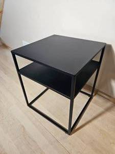 Modern Contemporary Mate Black Side Table