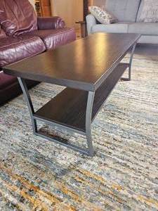 Modern Contemporary Mate Black Rectangular Coffee Table