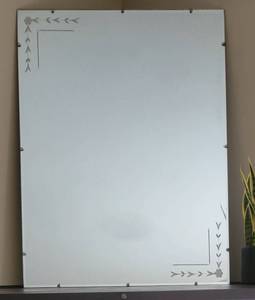 Vintage Garland Etched Wall Mirror