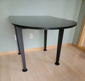 Black Tone Single Drop Leaf Table