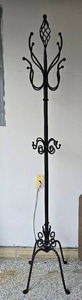 Decorative Wrought Iron Freestanding Coat Rack