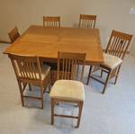 Fabulous Prairie Mission Counter Height Table with 6 Chairs