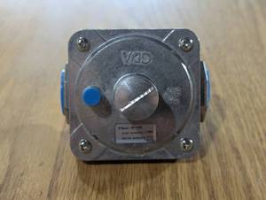 Natural Gas Adjustable Regulator for Gas Fire Pits, Fireplaces Grills. 3 in. WC to 6 in. WC Output, 12 in. NPT Fittings