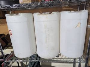 3 - 15 Gallon Drums with Handle