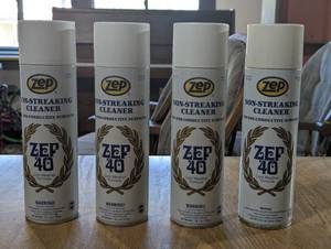4 Pack ZEP 40 Non-Streaking Cleaner