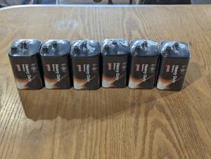 Lot of 6 - 6V Heavy Duty Batteries