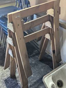Set of 3 Saw Horses - 1x4 Construction