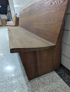 Solid Oak Benches - 81" Long x 21" Deep x 33" High - Very Sturdy and can be cut to size