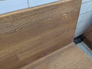 Solid Oak Benches - 81" Long x 21" Deep x 33" High - Very Sturdy and can be cut to size