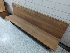 Solid Oak Benches - 81" Long x 21" Deep x 33" High - Very Sturdy and can be cut to size