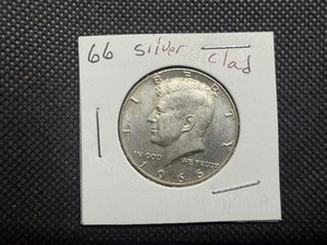 1966 Silver Kennedy Half Dollar