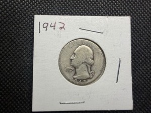 1942 Silver Washington Quarter