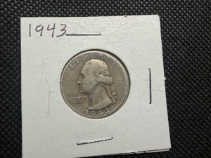 1943 Silver Washington Quarter